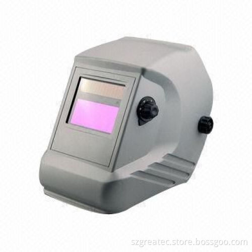 Solar-powered Automatic-darkening Welding Helmet, Made of PP Material